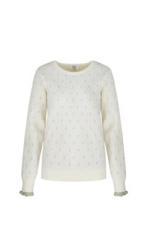 C&amp;S Jasmine sweater wool white