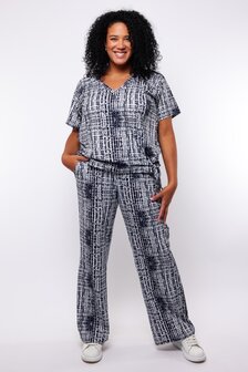 Exxcellent Arden pants white/blue