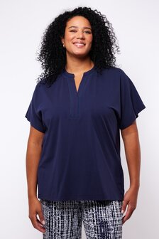 Exxcellent Everly shirt navy blue