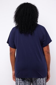 Exxcellent Everly shirt navy blue