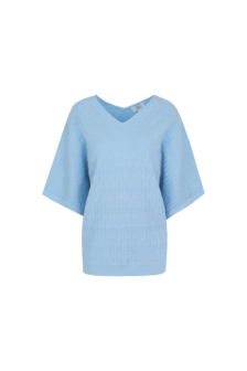 C&amp;S Flore Sweater Ice Blue