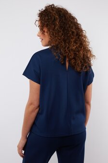 C&amp;S Lilliana top navy blue