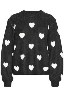 B.Young Heart jumper  off White mix