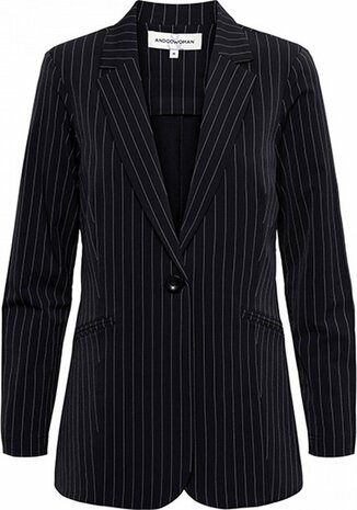 &CO Phoebe stripe travel  black