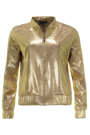 Mi piace  bomberjacket gold suedine