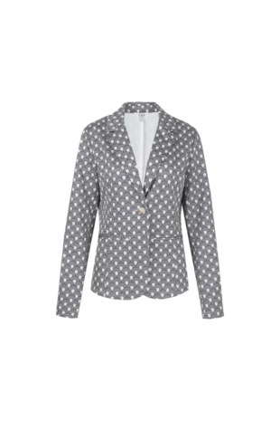 C&S Rose Blazer print sand/black