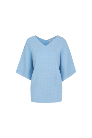 C&S Flore Sweater Ice Blue